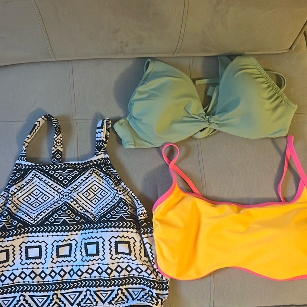 Three Bathing Suit Tops